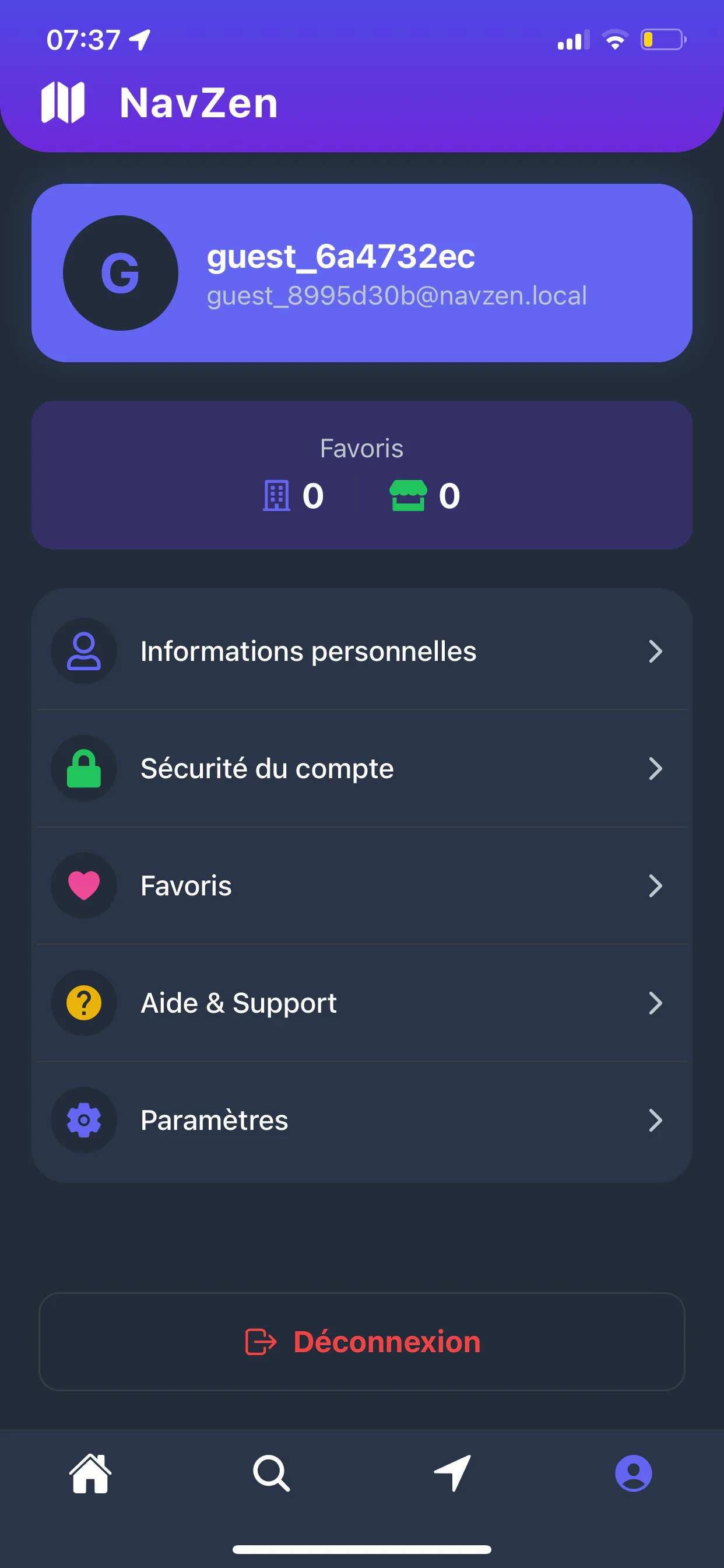 User Profile